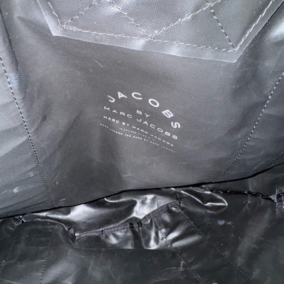 Marc Jacobs Black back pack- almost new. 18hx18w- bottom 7inches wide - Picture 4 of 4